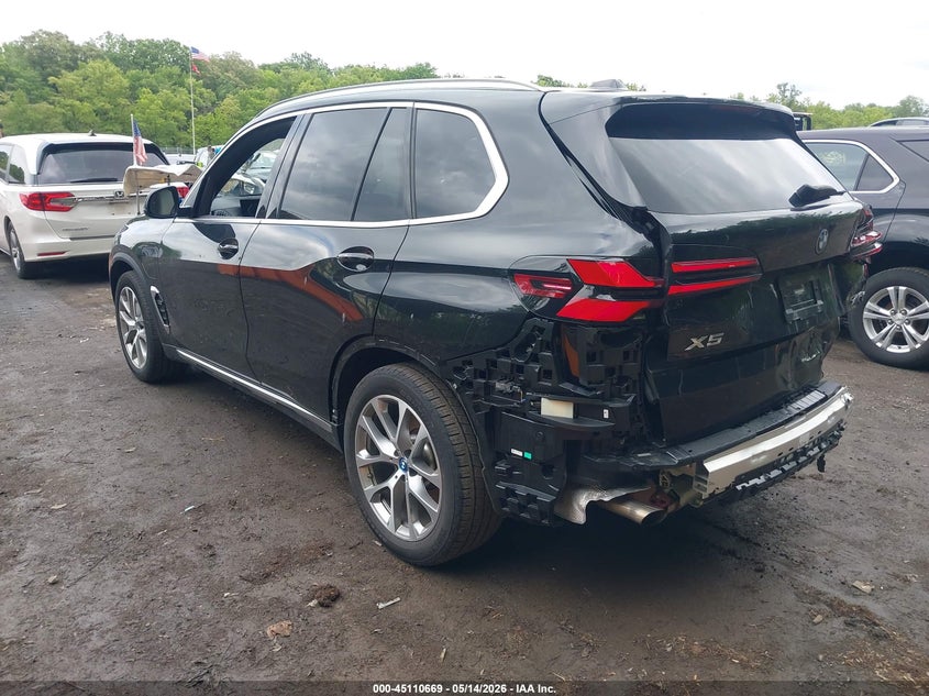 2024 BMW X5 VIN 5UX43EU0XR9T20353 IAAI salvage auction — REAR END, Salvage - 75% Or Less (Maryland), sold $34,800 on 2026-07-06 (photo 3)