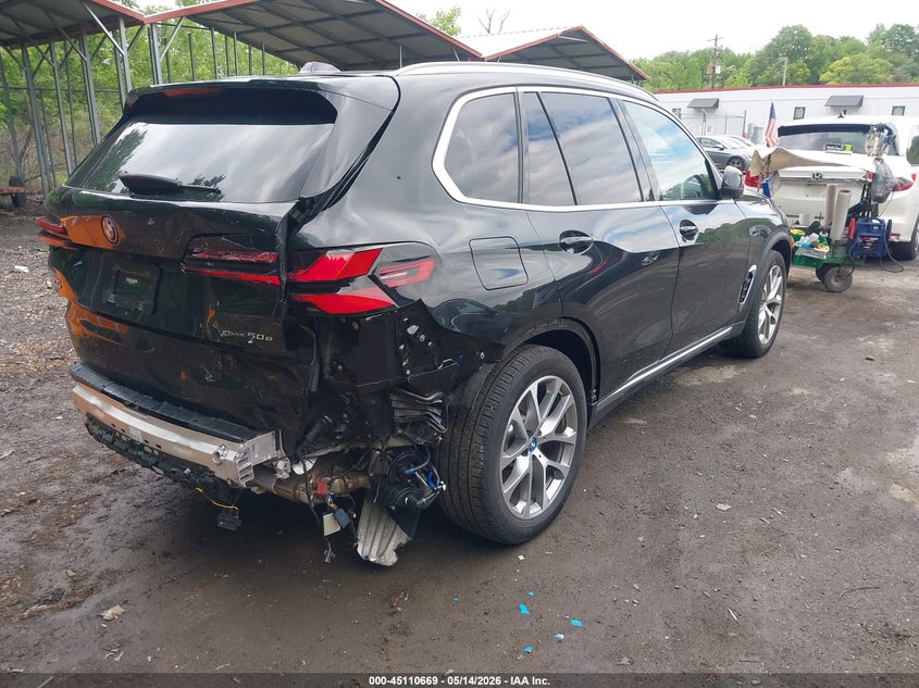 2024 BMW X5 VIN 5UX43EU0XR9T20353 IAAI salvage auction — REAR END, Salvage - 75% Or Less (Maryland), sold $34,800 on 2026-07-06 (photo 4)