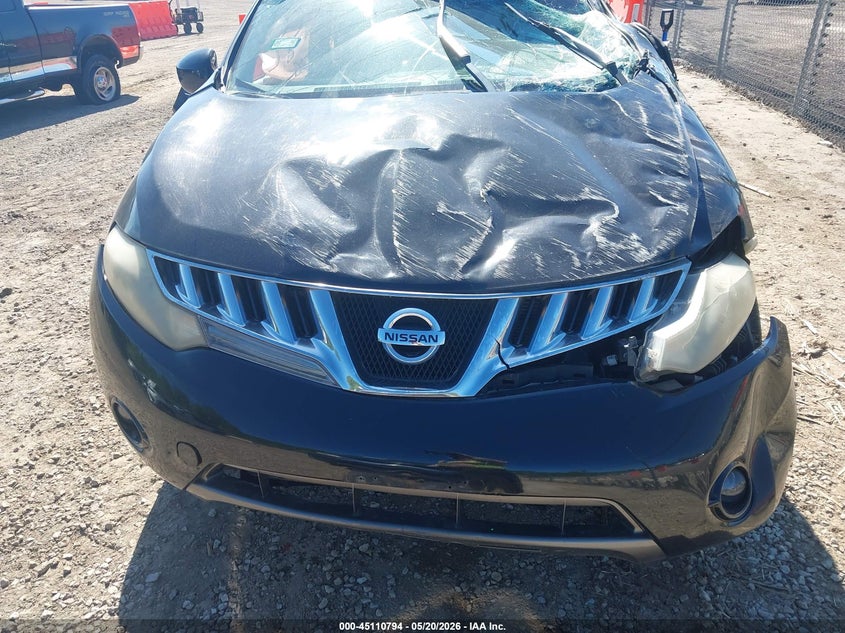 2010 Nissan Murano VIN JN8AZ1MW6AW118054 IAAI salvage auction — ROLLOVER, Salvage (Illinois), sold $250 on 2026-07-15 (photo 9)