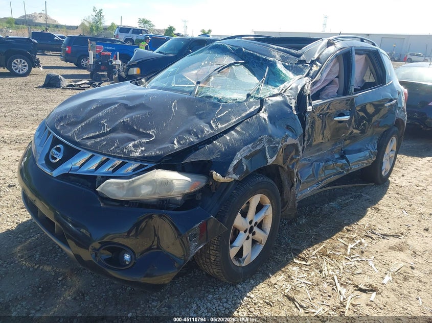 2010 Nissan Murano VIN JN8AZ1MW6AW118054 IAAI salvage auction — ROLLOVER, Salvage (Illinois), sold $250 on 2026-07-15 (photo 2)