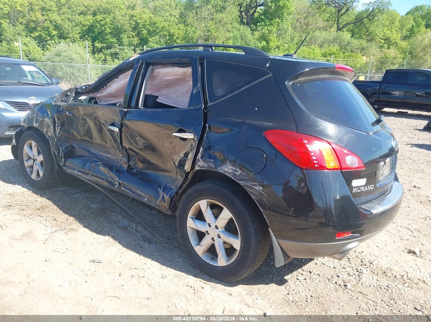 2010 Nissan Murano VIN JN8AZ1MW6AW118054 IAAI salvage auction — ROLLOVER, Salvage (Illinois), sold $250 on 2026-07-15 (photo 3)
