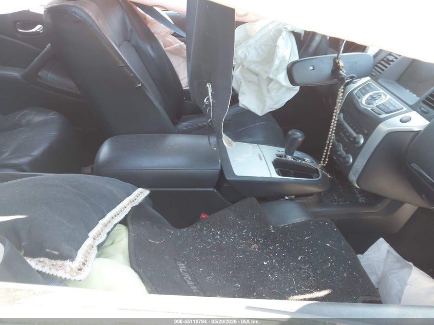 2010 Nissan Murano VIN JN8AZ1MW6AW118054 IAAI salvage auction — ROLLOVER, Salvage (Illinois), sold $250 on 2026-07-15 (photo 5)