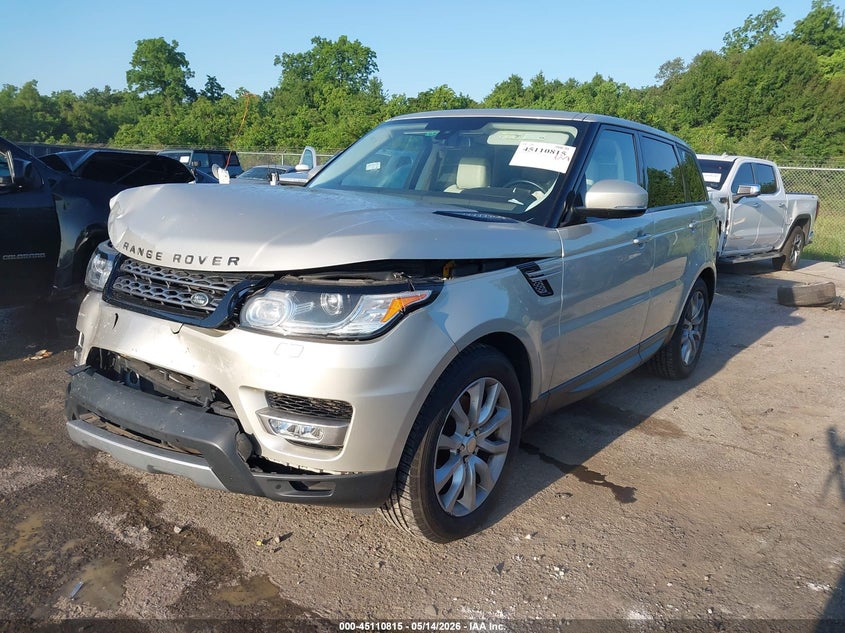 2014 Land rover Range rover sport VIN SALWR2WF4EA360308 IAAI salvage auction — FRONT END, Salvage (Louisiana), sold $4,500 on 2026-08-25 (photo 2)