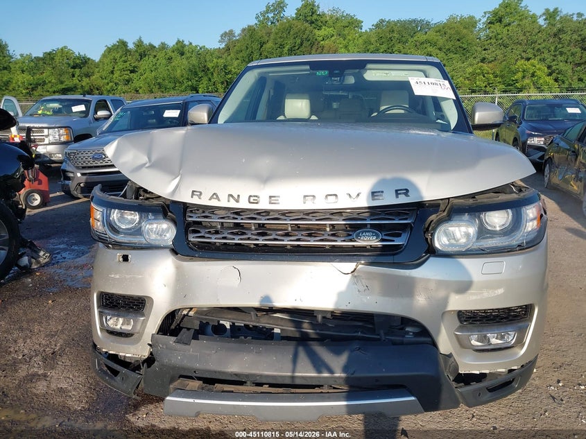 2014 Land rover Range rover sport VIN SALWR2WF4EA360308 IAAI salvage auction — FRONT END, Salvage (Louisiana), sold $4,500 on 2026-08-25 (photo 6)