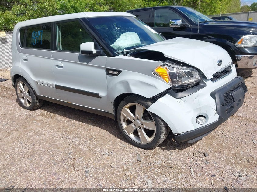 2010 Kia Soul VIN KNDJT2A27A7175104 IAAI salvage auction — FRONT END, Parts Only Bos (Minnesota), sold $350 on 2026-07-08 (photo 1)