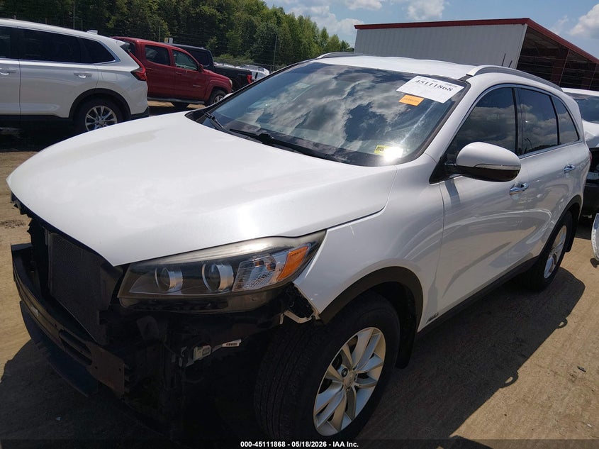 2017 Kia Sorento VIN 5XYPGDA37HG203872 IAAI salvage auction — FRONT END, Salvage (West Virginia), sold $1,750 on 2026-07-23 (photo 2)
