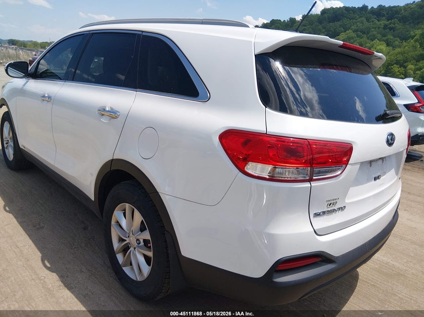 2017 Kia Sorento VIN 5XYPGDA37HG203872 IAAI salvage auction — FRONT END, Salvage (West Virginia), sold $1,750 on 2026-07-23 (photo 3)