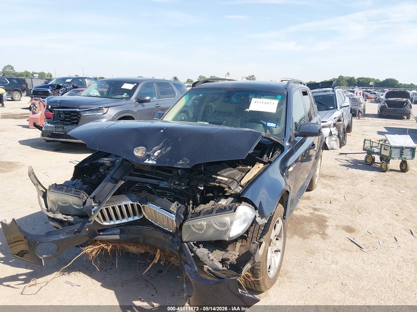2008 BMW X3 VIN WBXPC93478WJ16882 IAAI salvage auction — FRONT END, Salvage (Texas), sold $300 on 2026-07-28 (photo 2)
