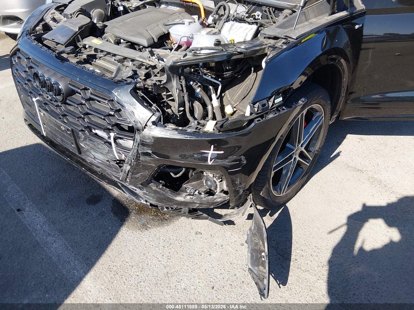 2025 Audi Q5 VIN WA1E2AFY7S2006270 IAAI salvage auction — FRONT END, Salvage (California), sold $20,400 on 2026-08-02 (photo 6)