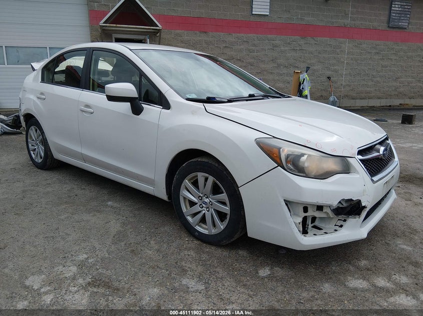 2016 Subaru Impreza VIN JF1GJAB64GH012088 IAAI salvage auction — REAR END, Salvage (Maine), sold $700 on 2026-07-20 (photo 1)