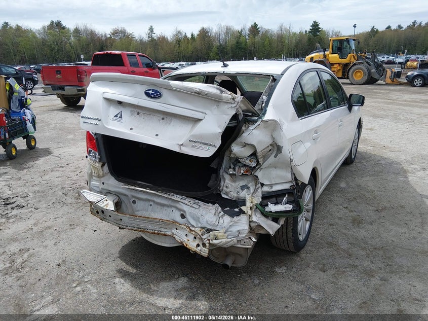 2016 Subaru Impreza VIN JF1GJAB64GH012088 IAAI salvage auction — REAR END, Salvage (Maine), sold $700 on 2026-07-20 (photo 6)
