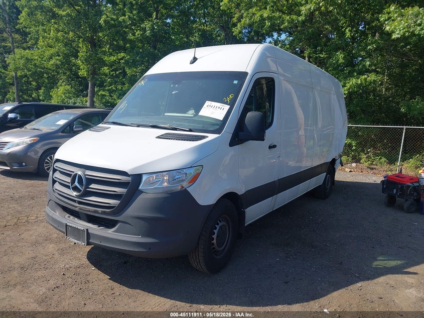 2023 Mercedes-benz Sprinter VIN W1Y4NCHY9PT153642 IAAI salvage auction — LEFT REAR, Salvage - 75% Or Less (Maryland), sold $15,000 on 2026-07-29 (photo 2)