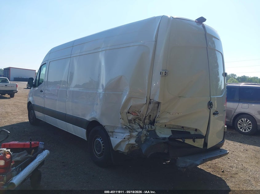2023 Mercedes-benz Sprinter VIN W1Y4NCHY9PT153642 IAAI salvage auction — LEFT REAR, Salvage - 75% Or Less (Maryland), sold $15,000 on 2026-07-29 (photo 3)