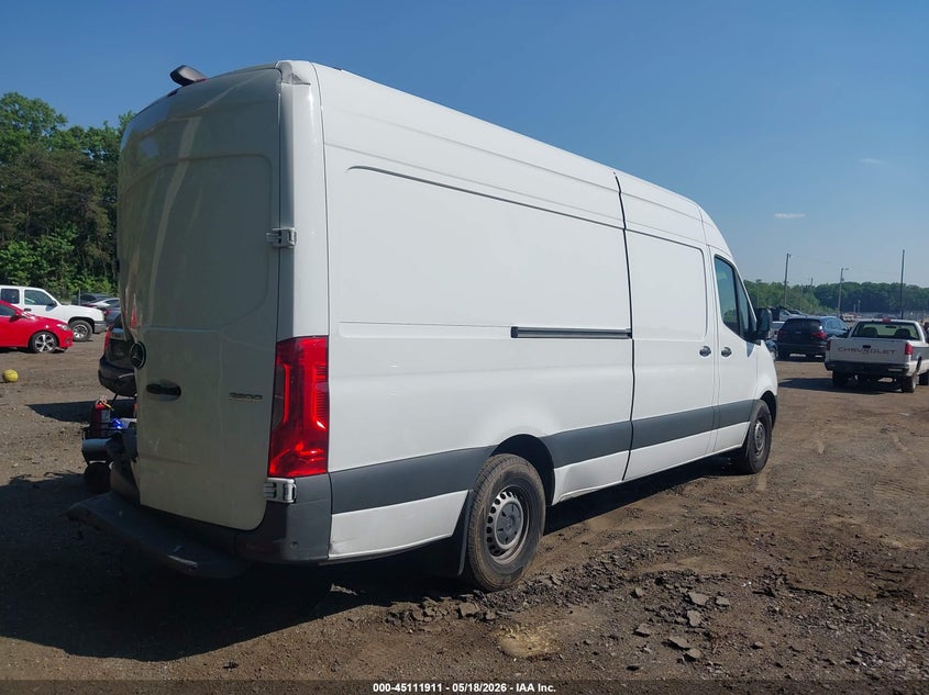 2023 Mercedes-benz Sprinter VIN W1Y4NCHY9PT153642 IAAI salvage auction — LEFT REAR, Salvage - 75% Or Less (Maryland), sold $15,000 on 2026-07-29 (photo 4)
