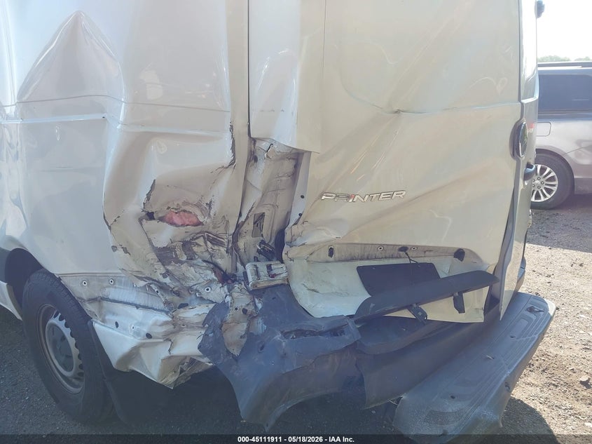 2023 Mercedes-benz Sprinter VIN W1Y4NCHY9PT153642 IAAI salvage auction — LEFT REAR, Salvage - 75% Or Less (Maryland), sold $15,000 on 2026-07-29 (photo 6)