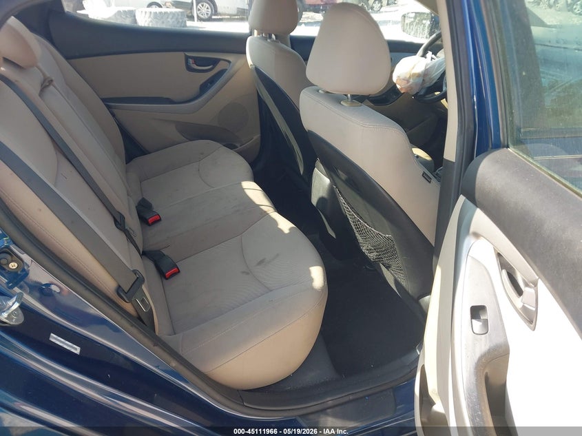 2014 Hyundai Elantra VIN KMHDH4AE2EU029989 IAAI salvage auction — FRONT END, Rebuildable (Florida), sold $475 on 2026-07-23 (photo 8)