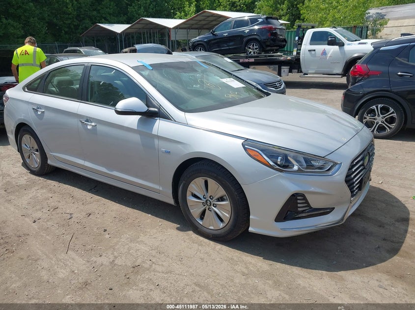 2018 Hyundai Sonata VIN KMHE24L37JA083107 IAAI salvage auction — FRONT END, Salvage - Greater Than 75% (Maryland), sold $3,250 on 2026-07-21 (photo 1)
