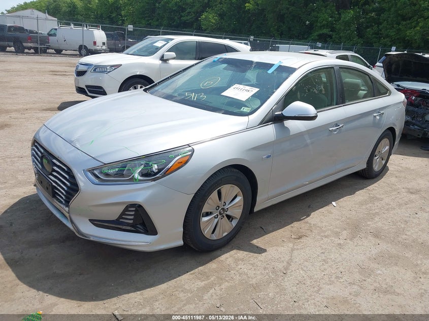 2018 Hyundai Sonata VIN KMHE24L37JA083107 IAAI salvage auction — FRONT END, Salvage - Greater Than 75% (Maryland), sold $3,250 on 2026-07-21 (photo 2)