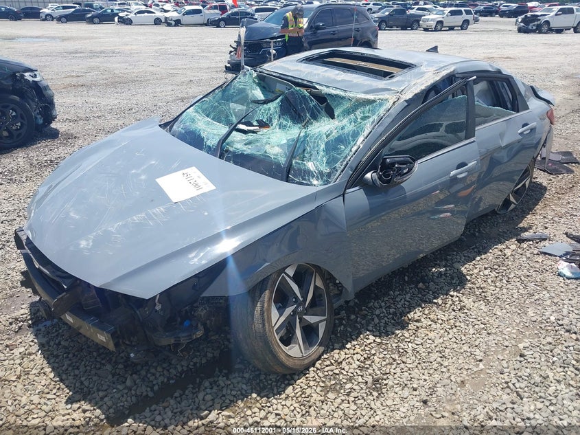 2023 Hyundai Elantra VIN KMHLN4AJ3PU047728 IAAI salvage auction — LEFT SIDE, Salvage (Georgia), sold $1,450 on 2026-07-13 (photo 2)