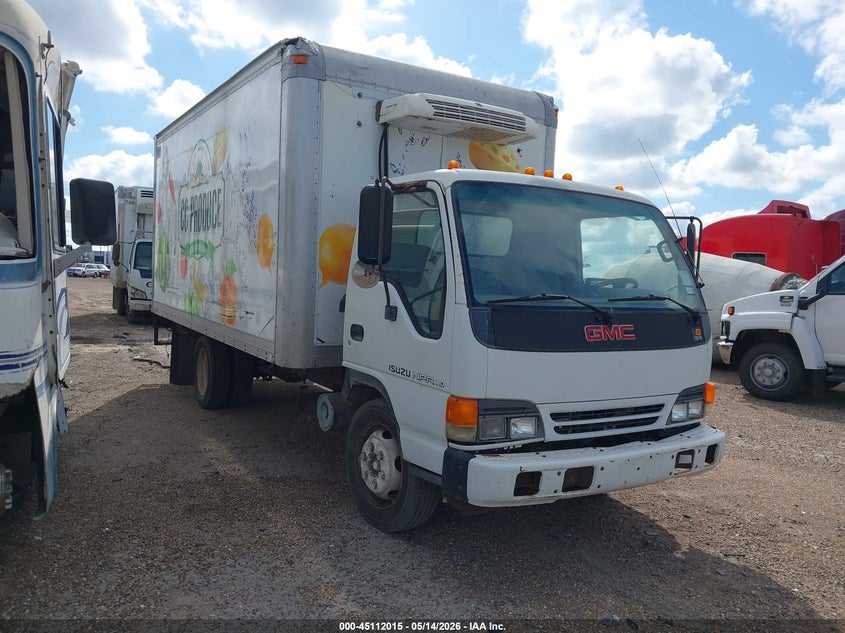 2005 Isuzu W4s042 npr hd gas reg VIN 4KLC4B1U55J801572 IAAI salvage auction — NORMAL WEAR, Original (Texas), sold $1,300 on 2026-07-08 (photo 1)