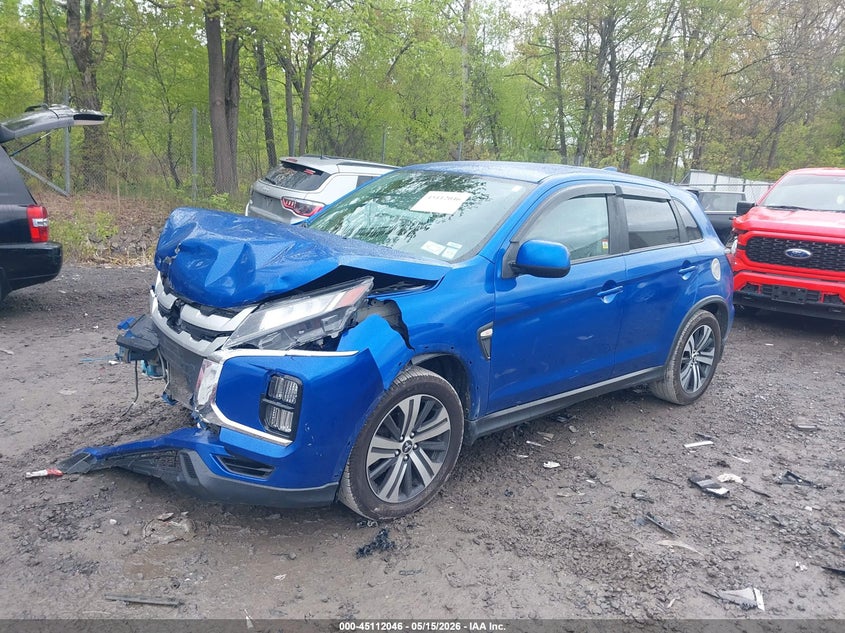 2020 Mitsubishi Outlander VIN JA4AR3AU5LU013041 IAAI salvage auction — FRONT END, Mv-907A (New York), sold $2,325 on 2026-07-07 (photo 2)