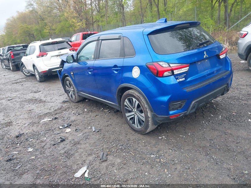 2020 Mitsubishi Outlander VIN JA4AR3AU5LU013041 IAAI salvage auction — FRONT END, Mv-907A (New York), sold $2,325 on 2026-07-07 (photo 3)
