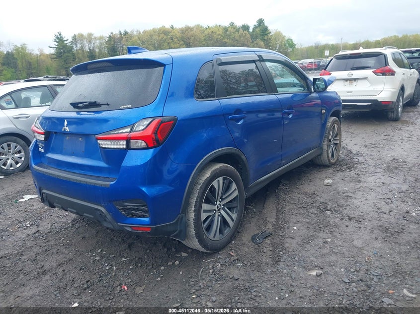 2020 Mitsubishi Outlander VIN JA4AR3AU5LU013041 IAAI salvage auction — FRONT END, Mv-907A (New York), sold $2,325 on 2026-07-07 (photo 4)