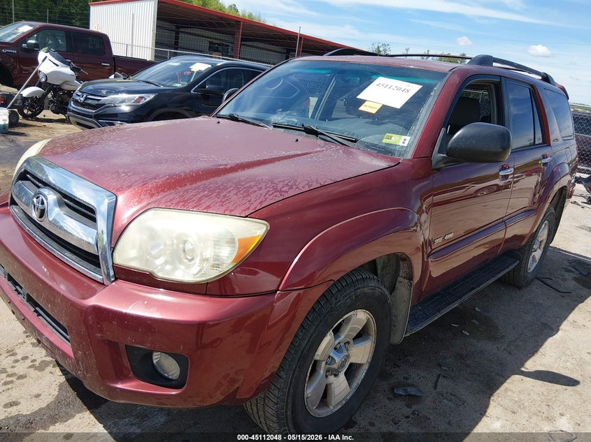 2007 Toyota 4runner VIN JTEBU14R678098227 IAAI salvage auction — RIGHT SIDE, Salvage (West Virginia), sold $3,950 on 2026-07-16 (photo 2)