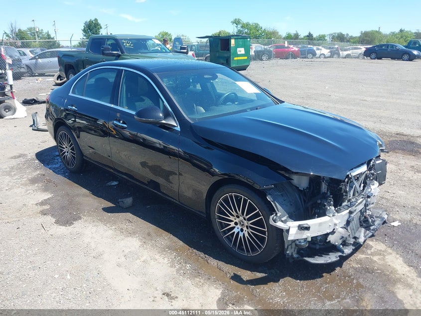 2025 Mercedes-benz C-klasse VIN W1KAF4HB6SR256566 IAAI salvage auction — FRONT END, Salvage (Virginia), sold $18,600 on 2026-07-07 (photo 1)