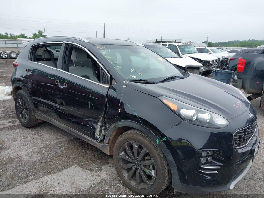 2018 Kia Sportage VIN KNDPN3AC2J7466337 IAAI salvage auction — RIGHT SIDE, Clear (Oklahoma), sold $2,750 on 2026-07-29 (photo 1)