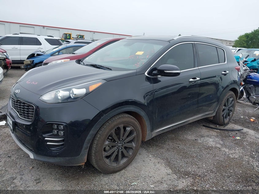 2018 Kia Sportage VIN KNDPN3AC2J7466337 IAAI salvage auction — RIGHT SIDE, Clear (Oklahoma), sold $2,750 on 2026-07-29 (photo 2)