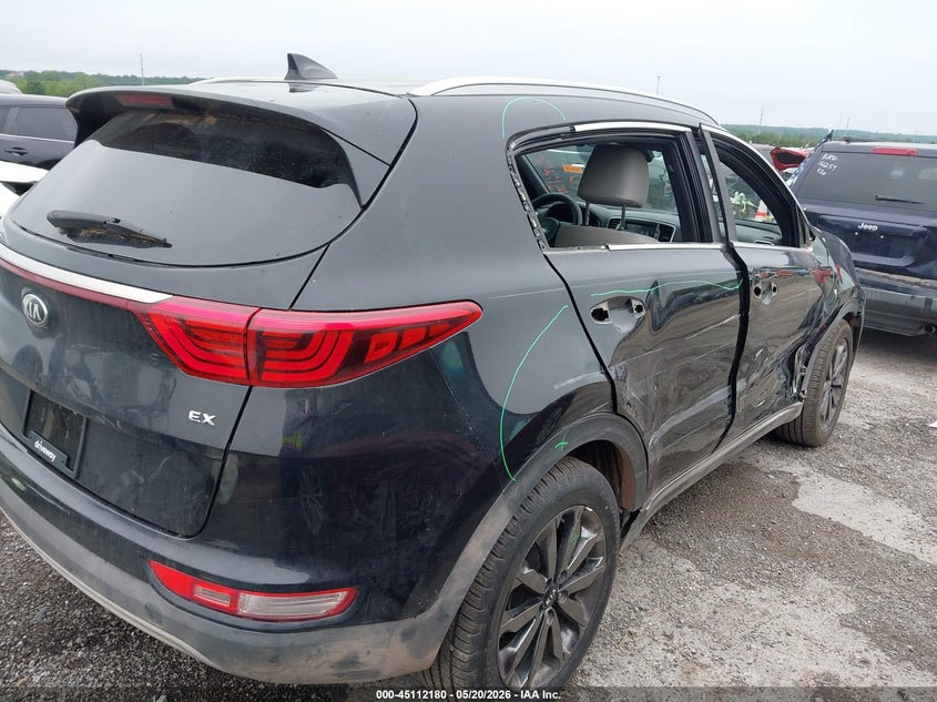 2018 Kia Sportage VIN KNDPN3AC2J7466337 IAAI salvage auction — RIGHT SIDE, Clear (Oklahoma), sold $2,750 on 2026-07-29 (photo 6)