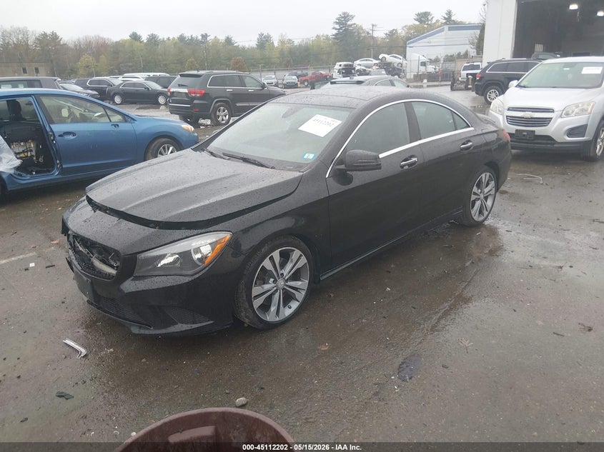 2016 Mercedes-benz Cla-klasse VIN WDDSJ4EB2GN292499 IAAI salvage auction — FRONT END, Salvage (New Hampshire), sold $1,150 on 2026-08-05 (photo 2)