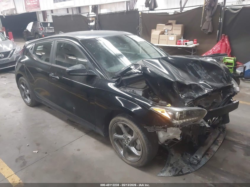 2019 Hyundai Veloster VIN KMHTG6AF7KU019361 IAAI salvage auction — FRONT END, Salvage (Arizona), sold $675 on 2026-07-28 (photo 1)
