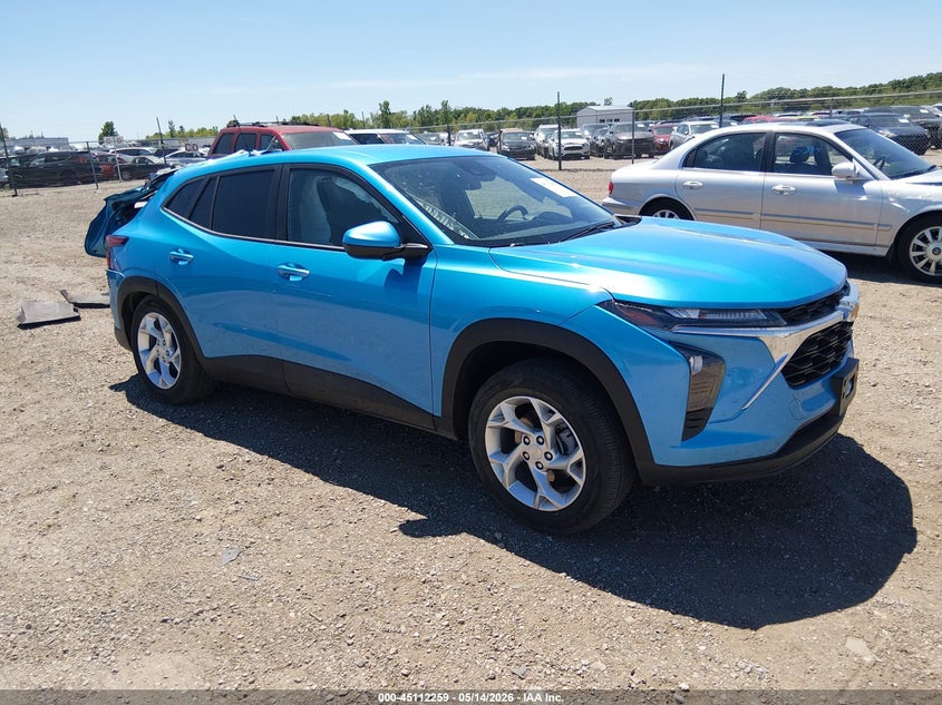 2025 Chevrolet Trax VIN KL77LFEP6SC342145 IAAI salvage auction — REAR END, Salvage Title, sold $1,950 on 2026-07-18 (photo 1)