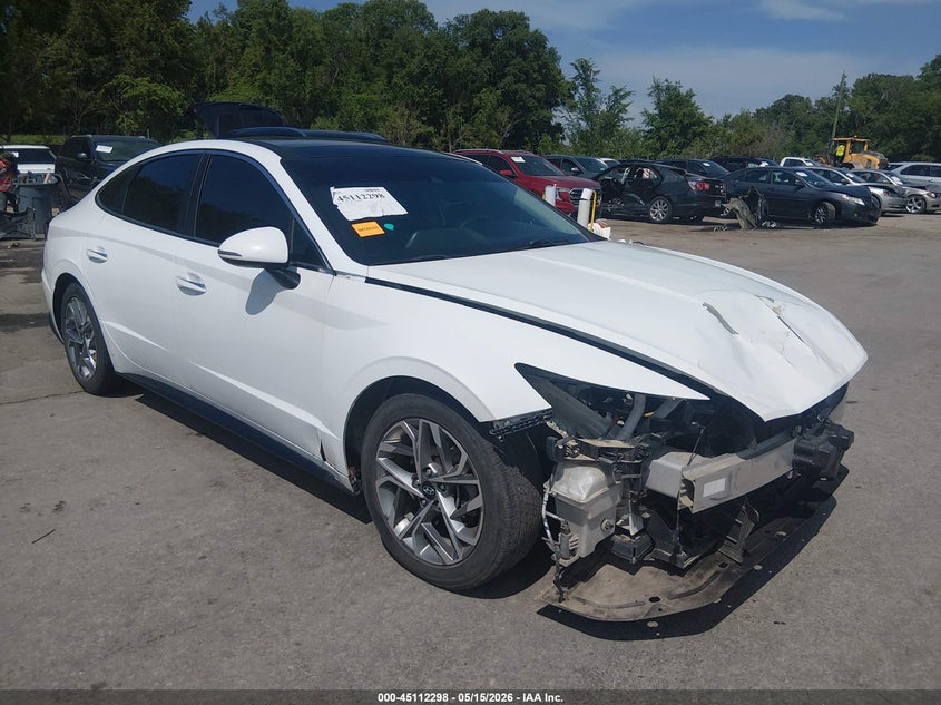 2020 Hyundai Sonata VIN 5NPEF4JA1LH024592 IAAI salvage auction — FRONT END, Salvage (Missouri), sold $4,125 on 2026-07-08 (photo 1)