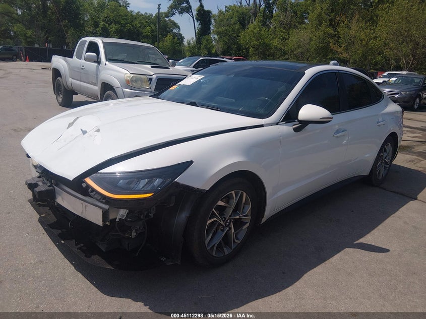 2020 Hyundai Sonata VIN 5NPEF4JA1LH024592 IAAI salvage auction — FRONT END, Salvage (Missouri), sold $4,125 on 2026-07-08 (photo 2)