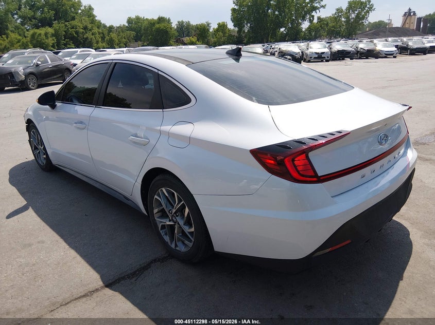 2020 Hyundai Sonata VIN 5NPEF4JA1LH024592 IAAI salvage auction — FRONT END, Salvage (Missouri), sold $4,125 on 2026-07-08 (photo 3)