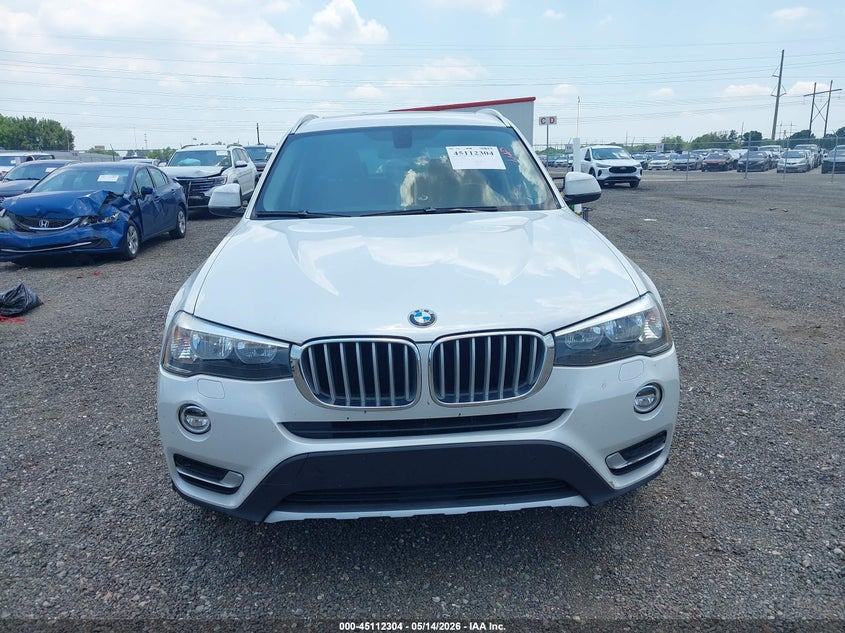 2017 BMW X3 VIN 5UXWZ7C56H0U46714 IAAI salvage auction — WATER/FLOOD, Salvage (Louisiana), sold $1,100 on 2026-07-29 (photo 6)