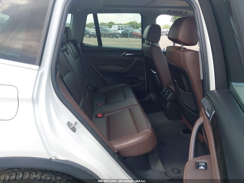 2017 BMW X3 VIN 5UXWZ7C56H0U46714 IAAI salvage auction — WATER/FLOOD, Salvage (Louisiana), sold $1,100 on 2026-07-29 (photo 8)