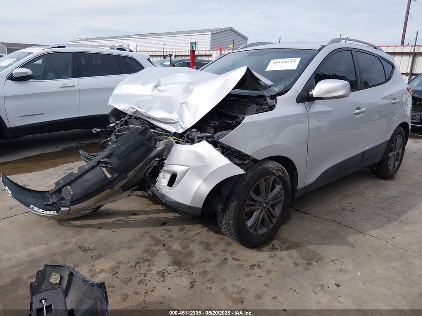 2015 Hyundai Tucson VIN KM8JU3AG2FU975005 IAAI salvage auction — FRONT END, Salvage (Texas), sold $375 on 2026-07-24 (photo 2)