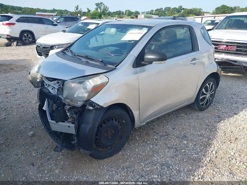 2012 Scion Iq VIN JTNJJXB00CJ014594 IAAI salvage auction — FRONT END, Original (Texas), sold $375 on 2026-07-09 (photo 2)