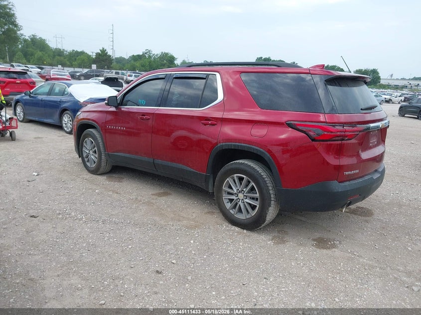 2023 Chevrolet Traverse VIN 1GNERGKW4PJ114455 IAAI salvage auction — HAIL, Clear (Missouri), sold $10,375 on 2026-07-30 (photo 3)