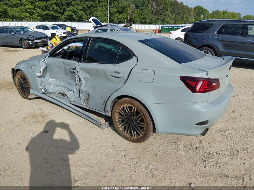 2012 Lexus Is VIN JTHBF5C28C5167438 IAAI salvage auction — LEFT SIDE, Salvage (Georgia), sold $550 on 2026-07-09 (photo 3)
