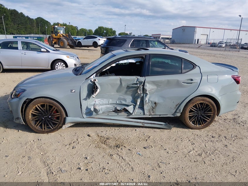 2012 Lexus Is VIN JTHBF5C28C5167438 IAAI salvage auction — LEFT SIDE, Salvage (Georgia), sold $550 on 2026-07-09 (photo 6)