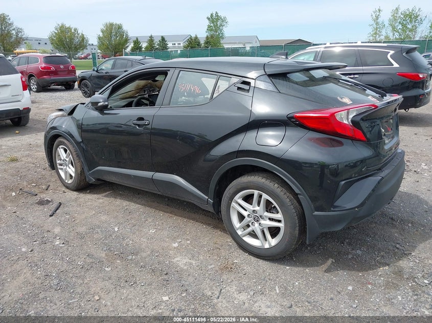 2021 Toyota C-hr VIN NMTKHMBXXMR138486 IAAI salvage auction — EXTERIOR BURN, Mv-907A (New York), sold $1,675 on 2026-07-21 (photo 3)
