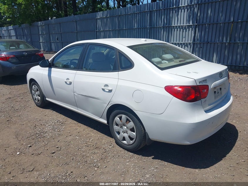 2008 Hyundai Elantra VIN KMHDU46D98U501220 IAAI salvage auction — FRONT & REAR, Salvage (New Jersey), sold $525 on 2026-07-13 (photo 3)
