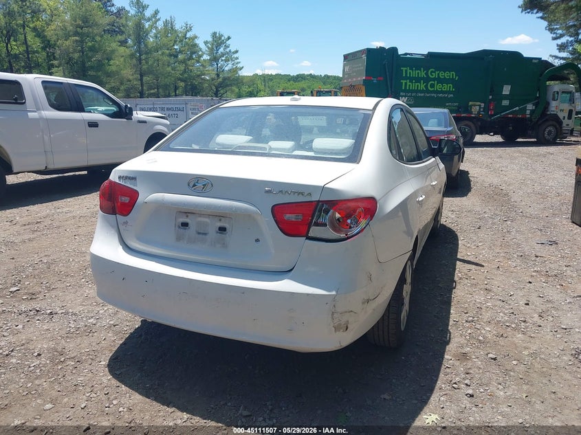 2008 Hyundai Elantra VIN KMHDU46D98U501220 IAAI salvage auction — FRONT & REAR, Salvage (New Jersey), sold $525 on 2026-07-13 (photo 6)