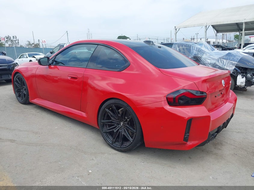 2023 BMW M2 VIN 3MF13DM01P8D53132 IAAI salvage auction — FRONT END, Salvage (California), sold $29,700 on 2026-07-06 (photo 3)