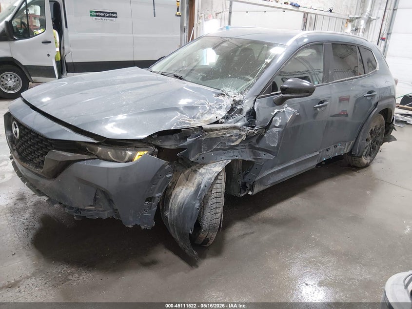 2025 Mazda Cx-50 VIN 7MMVABBM7SN323515 IAAI salvage auction — FRONT END, Bill Of Sale (Alaska), sold $75 on 2026-07-24 (photo 2)